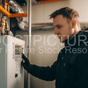 Maintenance of a gas boiler