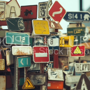 LotsofSigns on a street