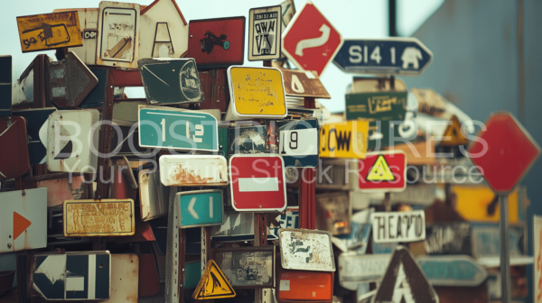 LotsofSigns on a street