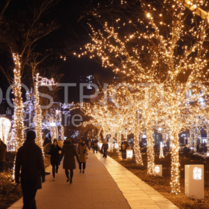 Winter Walk in Christmas Time