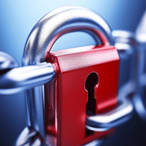 Security Lock Cybersecurity Chain