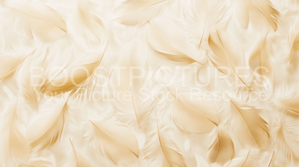 Beige feather wallpaper