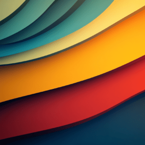 Colorful striped wallpaper