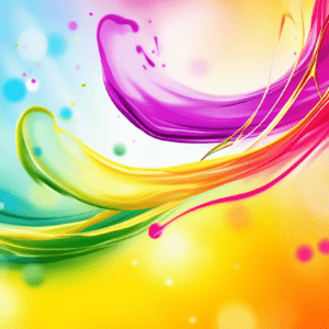 Colorful modern wallpaper