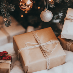 Gifts under the Christmas tree