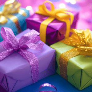 Colorful presents and gifts