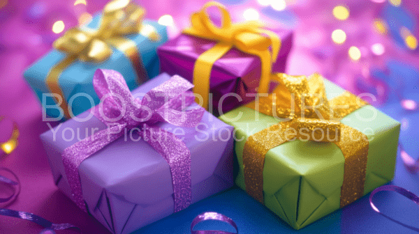 Colorful presents and gifts