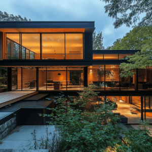 Modern House in the woods