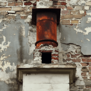 Rusty chimney