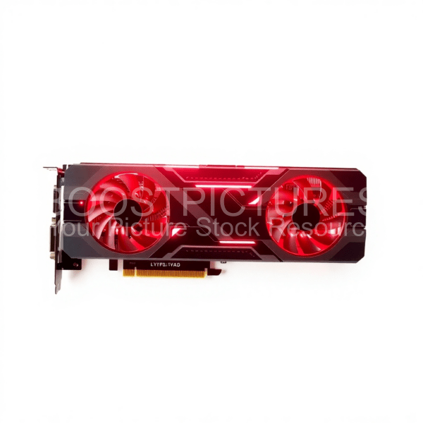 Graphic Card red colored